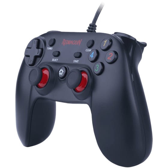 Redragon Saturn G807 Ενσύρματο Χειριστήριο για PC και PS3 - Μαύρο image 2
