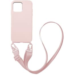 Θήκη Samsung Galaxy A03 4G - Sonique Carryhang Liquid Silicone Strap - Ροζ