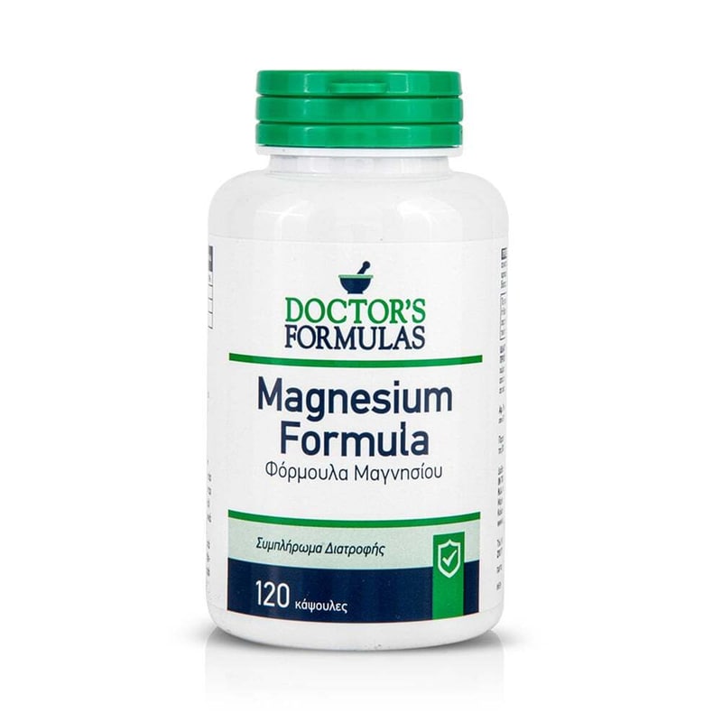 DOCTOR'S FORMULAS Συμπλήρωμα Διατροφής Doctors Formulas Magnesium Formula - 120 Δισκία