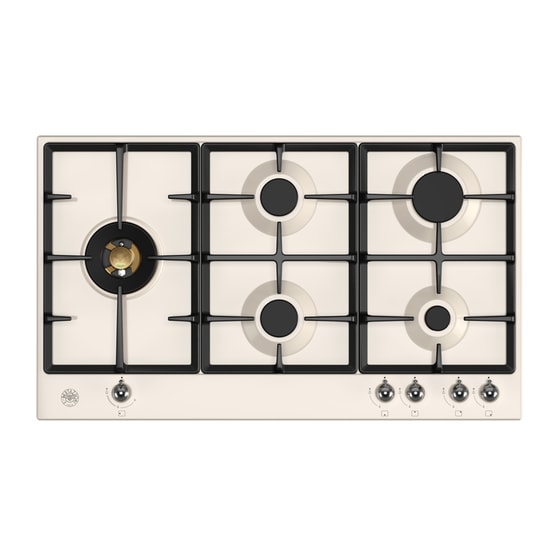 BERTAZZONI P905LHERAX  90 cm Μπεζ Εστία Αερίου Αυτόνομη image 1