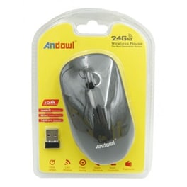 Andowl AN-Q-226 Ασύρματο Ποντίκι Μαύρο