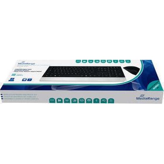 MediaRange MROS105-GR Ασύρματο Σετ Πληκτρολόγιο & Ποντίκι - Black (GR) image 5