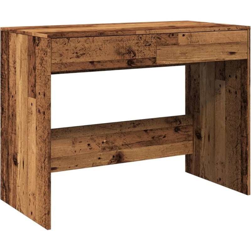 Γραφείο VidaXL από Επεξεργασμένο Ξύλο 101x50x76,5 cm - Όψη Παλαιού Ξύλου