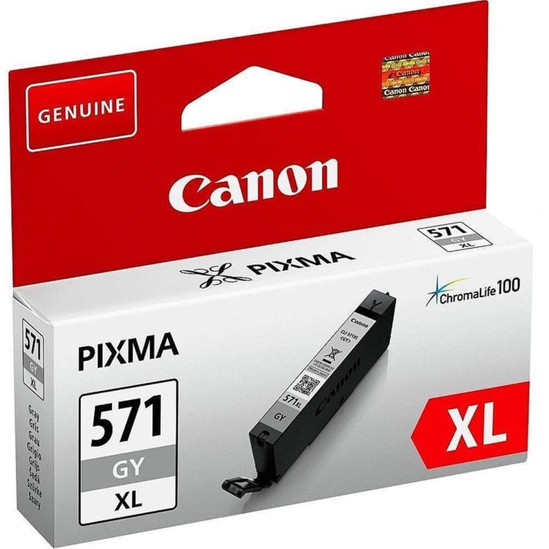 Canon Μελάνι Inkjet Cli-571gy Xl Grey (0335c004) (cancli-571gyxlblp)