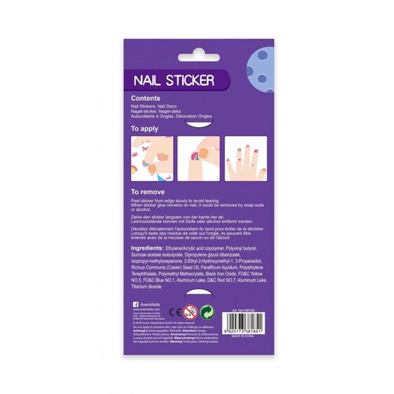 Διάστημα Nail Sticker Μεγάλο Σετ 78 Τεμ. image 1