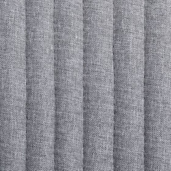 Καρέκλες Τραπεζαρίας Vidaxl Υφασμάτινες 2 Τμχ - Ανοιχτό Γκρι image 2