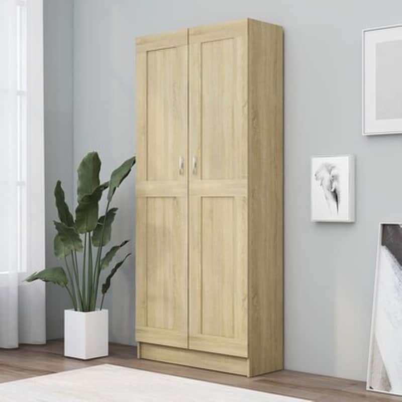 VIDAXL Vidaxl Βιβλιοθήκη Χρώμα Sonoma Δρυς 82,5x30,5x185,5 Εκ. Μοριοσανίδα
