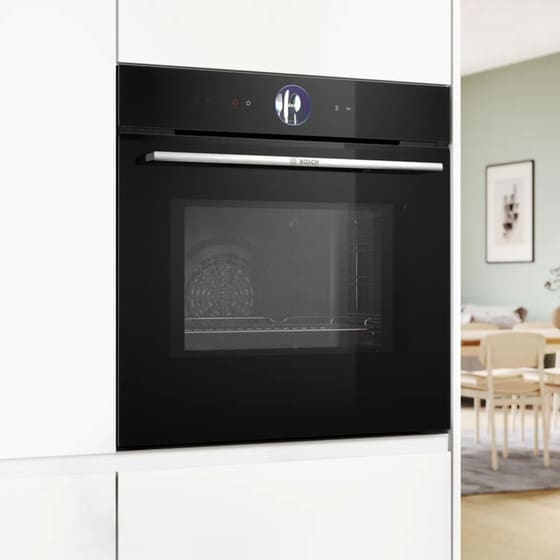 BOSCH Serie 8 HMG776KB1 67 Lt Μαύρο Εντοιχιζόμενος Φούρνος Άνω Πάγκου image 2