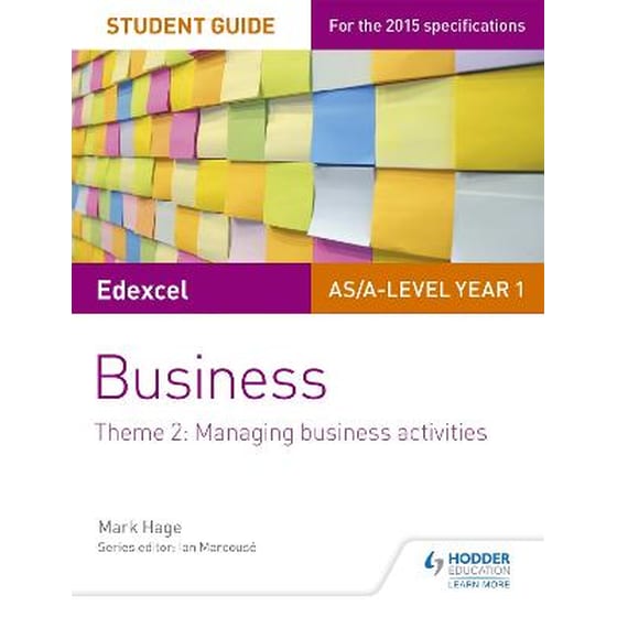 Edexcel AS/A-level Year 1 Business Student Guide image 0