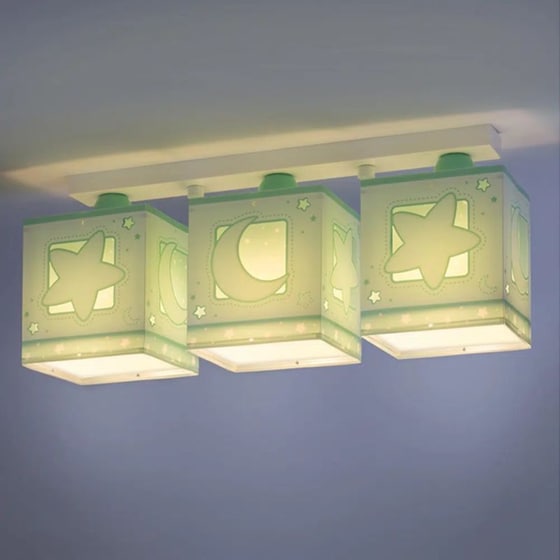 Παιδικό Φωτιστικό Οροφής Ango Moon 63233NH - Πράσινο image 1