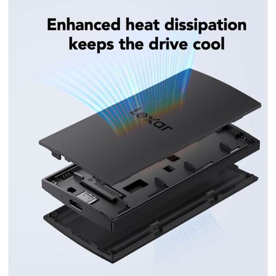 Εξωτερικός Δίσκος SSD Lexar SL300 LSL300002T-RNBNG USB3.2 - 2TB image 2