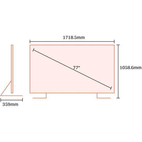 Samsung OLED 77" 4K Smart Τηλεόραση 77S90D + Samsung HW-S800D/EN Soundbar 330W 3.1.2 - Μαύρο image 1