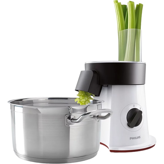 PHILIPS HR1388/80 200W Πολυκόφτης Λαχανικών με 6 Δίσκους Κοπής image 6