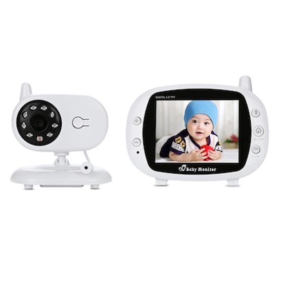 Baby Monitor K32 Κάμερας & Ήχου 3.5" - Λευκό image 0