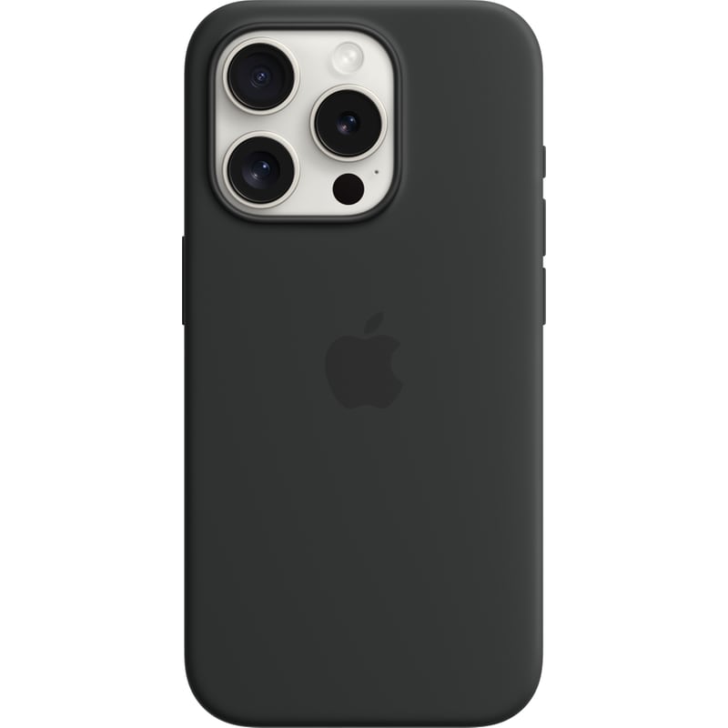 APPLE Θήκη Apple iPhone 15 Pro - Apple Silicone Case with MagSafe - Black