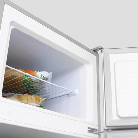 INVENTOR DP1446S 204 Lt Inox Δίπορτο Ψυγείο image 4