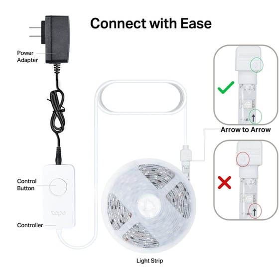 Έξυπνη Λωρίδα Φωτισμού LED TP-Link Tapo L930-5 Wifi 5m image 6