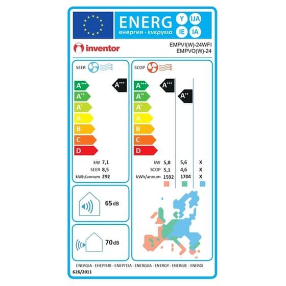INVENTOR Emperor EMPVI(W)-24WFI/EMPVO(W)-24 Κλιματιστικό Inverter 24.000 BTU A+++/A+++ με Ιονιστή & WiFi image 12