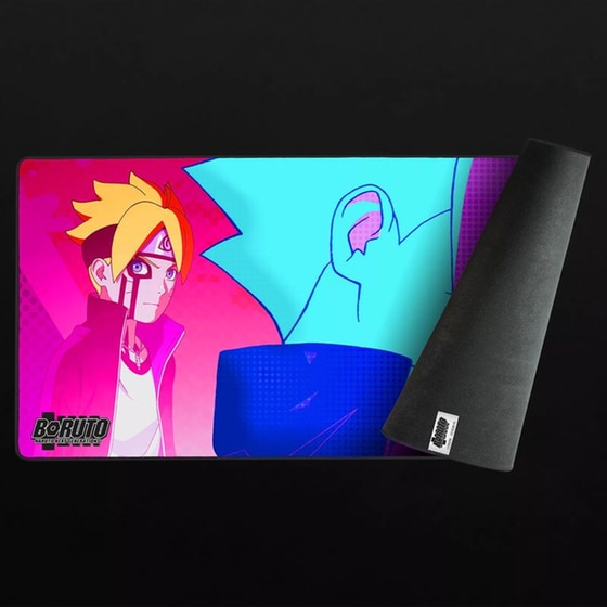Konix Boruto Gaming Mouse Pads XXL 90 x 47 cm - Ροζ image 1