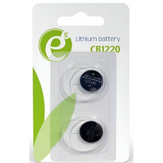 Buttoncell Μπαταρίες Λιθίου Energenie CR1220 3V 2τμχ image 0