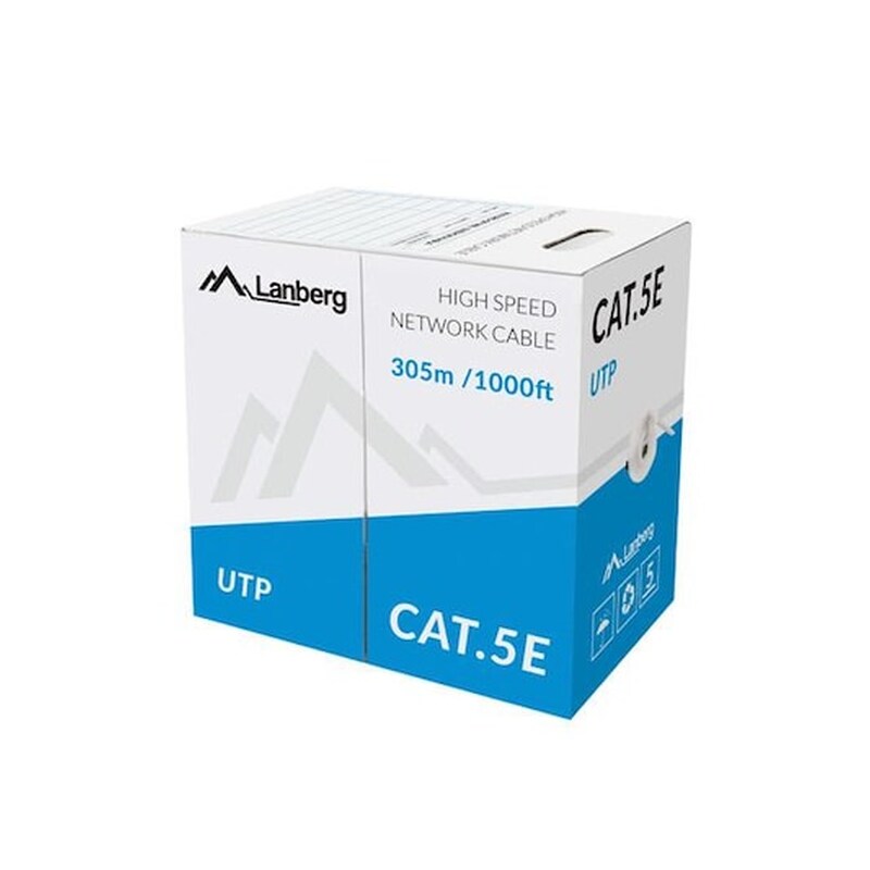 Καλώδιο Lanberg U/UTP Cat.5e 305m Grey