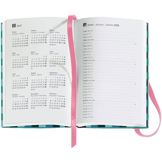 Ημερολόγιο Εβδομαδιαίο Miquelrius 2026 Graphic Sewn Colour Block image 2