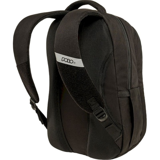 Σχολική Τσάντα Πλάτης Polo Patchies Black image 1