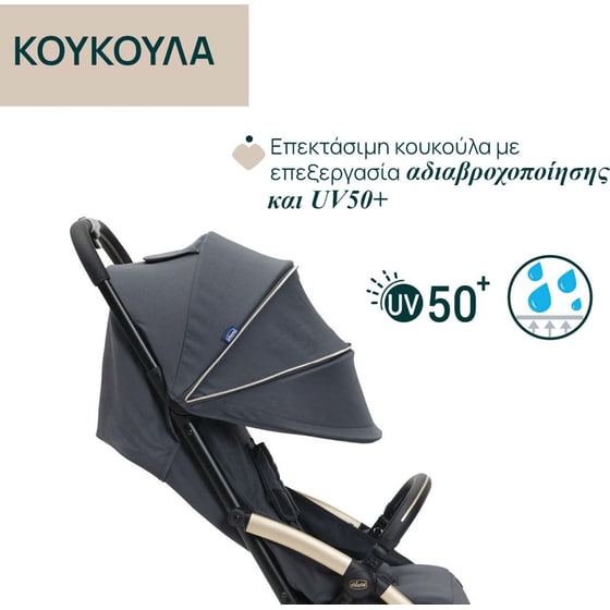 Chicco Καρότσι Μωρού Goody Xplus Dark Shadow image 7