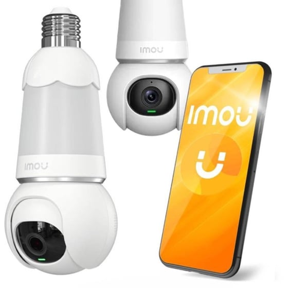 Ασύρματη IP Camera IMOU Bulb Cam 3K Dome με WiFi & Ανίχνευση κίνησης image 2