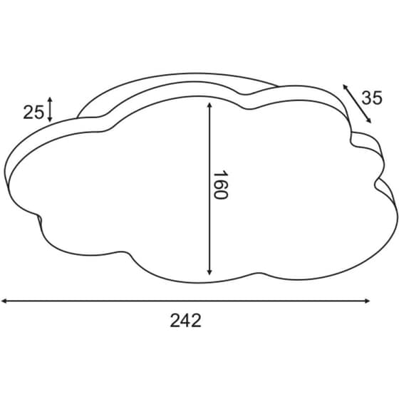 Παιδικό Φωτιστικό Τοίχου Led Aca Holma ZM44LEDW24B - Μπλε image 1