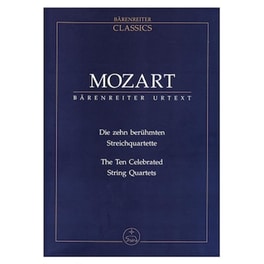 Βιβλίο Για Σύνολα Barenreiter Mozart - The Ten Celebrated String Quartets [pocket Score]