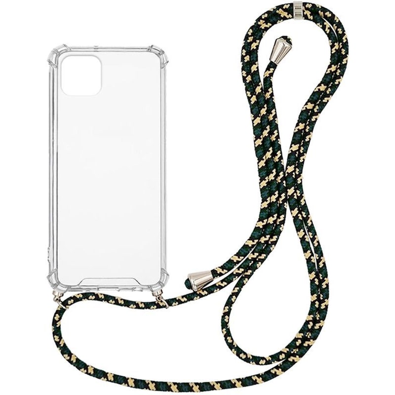 Θήκη Apple iPhone 11 Pro Max - Sonique με Κορδόνι Armor Clear - Πράσινο