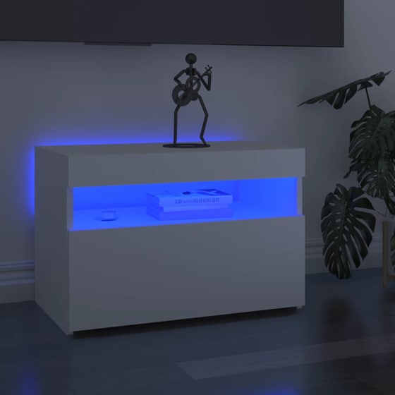 Έπιπλο Τηλεόρασης  VidaXL από Μοριοσανίδα 60x35x40cm - Λευκό image 1