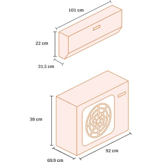 LG DUALCOOL Libero W24TI-NEU/UEU Κλιματιστικό Inverter 24.000 BTU A++/A+++ image 1