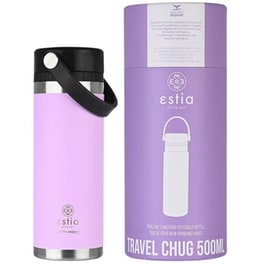 Μπουκάλι Θερμός Estia Home Art Save The Aegean Chug Lavender Purple 500 ml