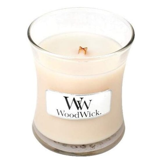 Woodwick Mini Candle-vanilla Bean, Yellow, 6.9 X 6.8 X 7.8 Cm image 0