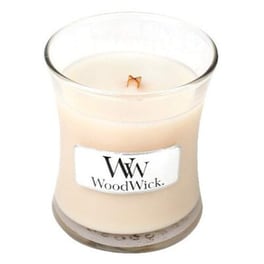 Woodwick Mini Candle-vanilla Bean, Yellow, 6.9 X 6.8 X 7.8 Cm