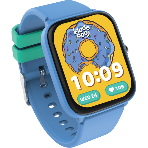 Smartwatch Kiddoboo 2.0 44mm - Blue + Black Strap image 2