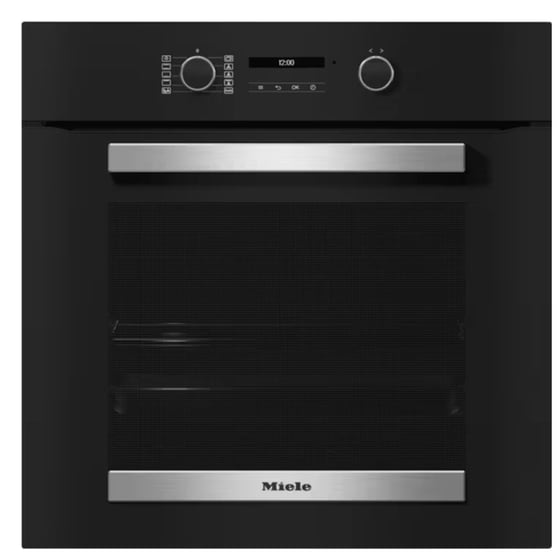 MIELE H 2467 B & KM 6521 FR 76 Lt Μαύρο Eντοιχιζόμενο Σετ Φούρνος και Εστία image 1