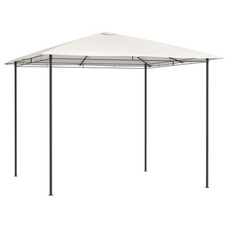 Κιόσκι Vidaxl Ατσάλι 3x3x2.6m - Κρεμ