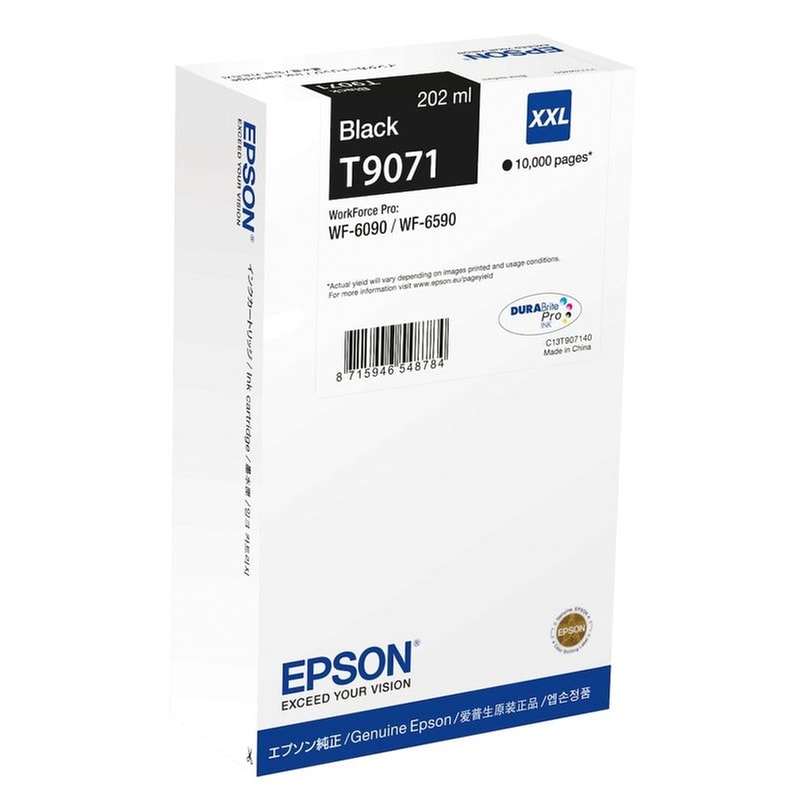 Epson C13T90714N Μαύρο Μελάνι Εκτυπωτή