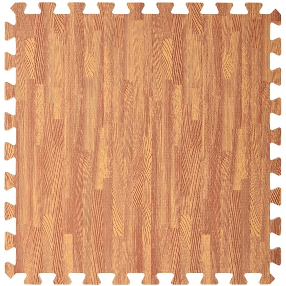 Δάπεδο Γυμναστικής VidaXL από EVA Foam Σετ 6 Τμχ 60x60 cm - Καφέ image 3