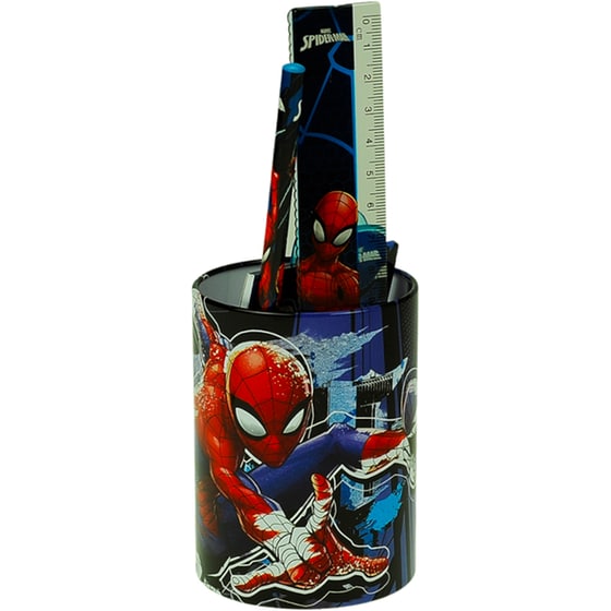 GIM Σχολικό Σετ & Μεταλλική Μολυβοθήκη Spider-Man image 1