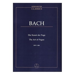 Βιβλίο Για Σύνολα Barenreiter Bach - The Art Of Fugue Bwv1080 [pocket Score]