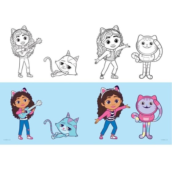 Τετράδιο Καρφίτσα Διακάκης Gabby's Dollhouse 17x25cm 40 Φύλλων image 4