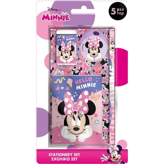 Σετ Γραφής Διακάκης Minnie (5 Τεμάχια) image 0