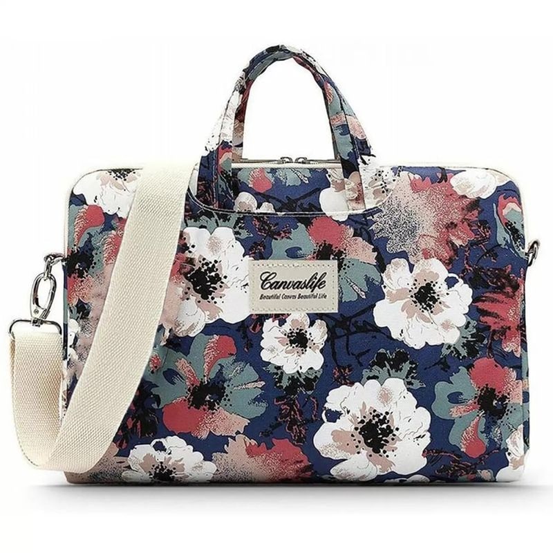 CANVASLIFE Θήκη Laptop Canvaslife Briefcase MacBook Pro 15 Blue Camellia - Μπλε