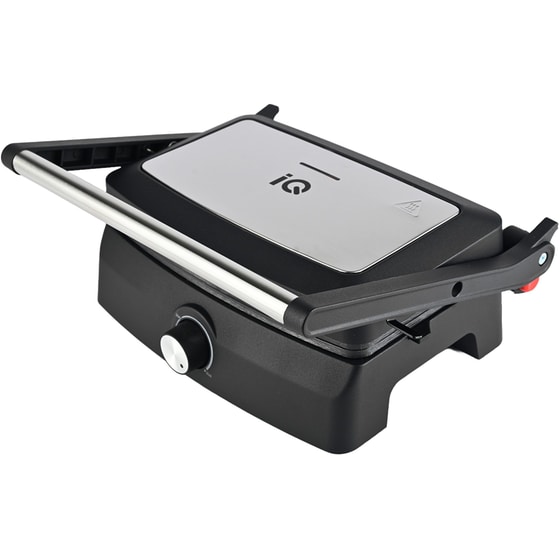 IQ ST-676 1000 W Μαύρο/Ασημί Τοστιέρα image 1
