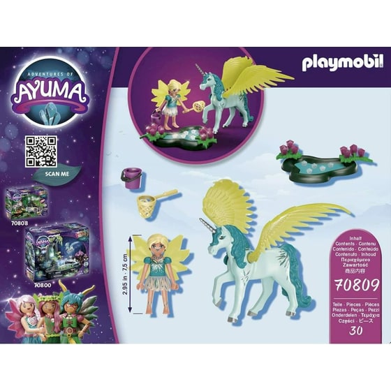 PLAYMOBIL® Ayuma Crystal Fairy με Μονόκερο (70809) image 4