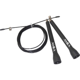 Σχοινάκι Γυμναστικής Amila Speed Rope 84577 300 cm - Μαύρο